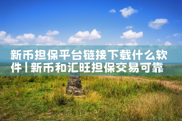 新币担保平台链接下载什么软件